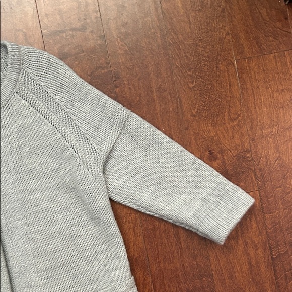 Banana Republic Wool Alpaca Blend Gray Women's Longline Cardigan, Size M - Picture 5 of 12